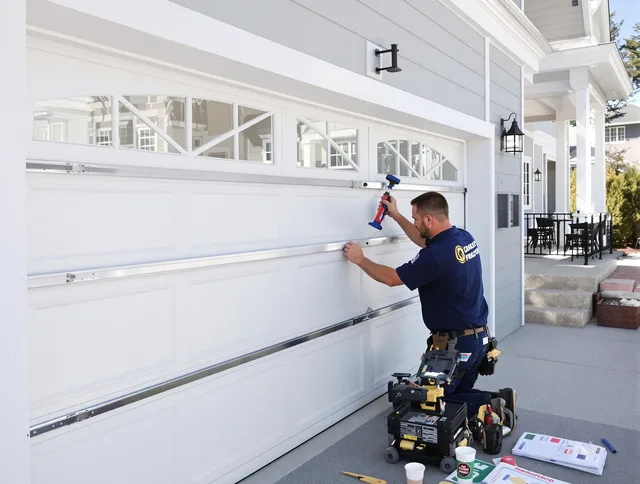 Professional garage door installation by New London Garage Door Repair in New London