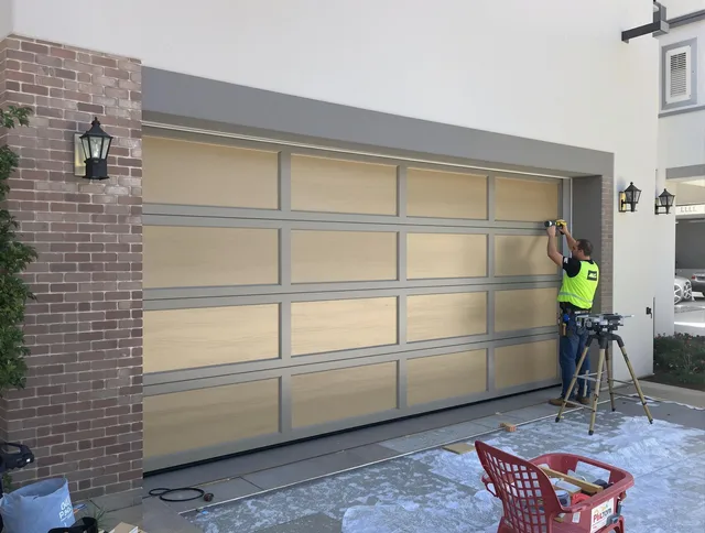 Garage door replacement service by New London Garage Door Repair in New London