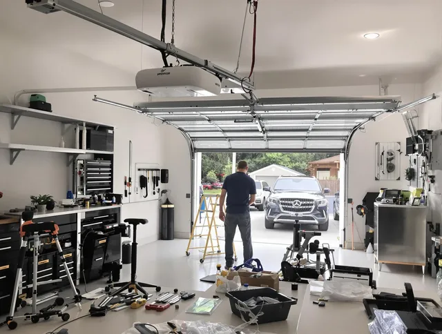 Garage door opener installation by New London Garage Door Repair in New London