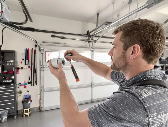 Garage door opener repair service by New London Garage Door Repair in New London